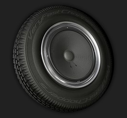 3D Tire-speaker